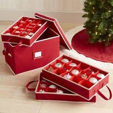 Ornament Storage Box With Dividers Ornament Storage Christmas Ornament Storage Ornament Storage Box