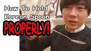Thats how you can consume a large bowl of soup, without having to spoon the liquid many times. How To Hold Korean Spoon Properly Youtube
