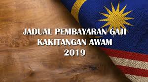 Jadual pembayaran gaji kakitangan kerajaan tahun 2019. Jadual Gaji Kerajaan 2019 Terbaru