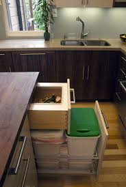 And the need to throw something away almost always occurred when my hands were dirty or sticky. 41 Sneaky Ways To Hide A Trash Can In Your Kitchen Digsdigs