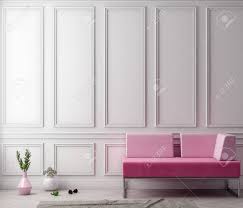 It overlaps a number of different styles, such as damask and toile, giving the space an aura of dignity and refinement. Mock Up Poster Frame In Interior Background With Classic Wall Stock Photo Picture And Royalty Free Image Image 102173881