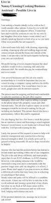 Job summary job overview successful examples resources. Be My Nanny Maid Dog Walker Cat Carer Personal Assistant Researcher Professional Writer Property Manager Construction Worker Sound Engineer And Also Commit To Me For Three Years Pay Will Be Low Until Maybe It S