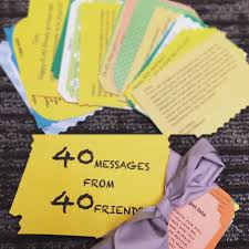 40th Birthday Presents For Him 40 Messages From 40 Friends Project For My Husband S 40th Birthday Husband 40th Birthday 40th Birthday Ideas For Men Husband 40th Birthday Men