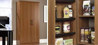 As long as you have enough space for a cabinet, you can build yourself this rustic freestanding kitchen pantry. Clever Cabinet Kitchen Organization With A Freestanding Pantry