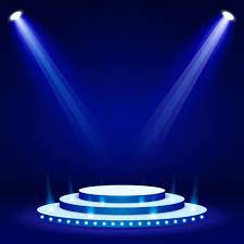 Blue Stage Podium Spotlight Illuminated Scene Vector Illustration Spotlight Clipart Visual Effect Lighting Beam Png And Vector With Transparent Background Fo Studio Background Images Green Screen Video Backgrounds Dance Background