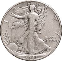 1941 Walking Liberty Half Dollar Value Cointrackers