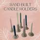 Candle Holder Set Clay Hand Building Class
