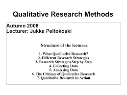 Qualitative Research Methods Qualitative Research Methods Research Methods Quantitative Research