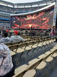 Metlife Stadium Section F112 Row O Seat 14 Wrestlemania