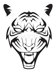 Tiger Face Stock Vector Colourbox Jaguar head silhouette vector illustration isolated stock photo #2197433. tiger face stock vector colourbox