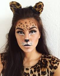 Leopard Make Up Karneval Leopard Makeup Halloween Leopard Makeup Tiger Makeup