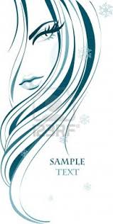 Abstract Woman Hair Stylist Logo Abstract Beauty Salon Design