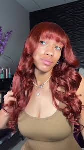 Cutting my bangs using @Wayne Tuggle technique! I was SHOCKED 🤯 @redbykiss  @IVY Beauty @Luster’s Pink @nadula hair @Biosilk Hair Care @chihaircare