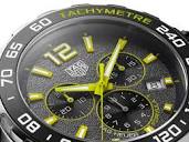 Tag Heuer Formula 1 43mm Grey/Lime Chronograph Stainless Steel ...