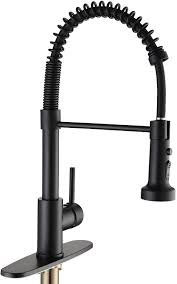 Maybe you would like to learn more about one of these? Kitchen Faucets With Pull Down Sprayer Kitchen Sink Faucet Bgl Commercial Solid Brass Single Handle Single Lever One Hole Or 3 Hole Faucet Matte Black Kitchen Bar Faucets Kitchen Fixtures Urbytus Com
