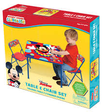 Add a dash of animated fun to playtime, mealtime or study time with the disney mickey mouse kids 2 piece activity table and chair set. Disney Mickey Club House Capers Activity Table Set Amazon Ae