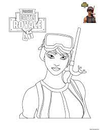 Coloriages gratuits à imprimer avec une variété de thèmes que vous pouvez imprimer et colorier. Coloriage Fortnite Battle Royale Personnage 7 Dessin Fortnite A Imprimer