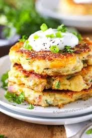Southern Hamburger Steaks With Onion Mushroom Gravy Potato Cakes Recipe Recipes Mashed Potato Cake Recipe