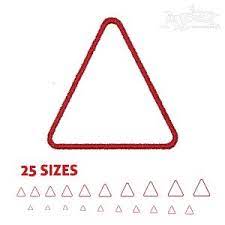 Rounded Triangle Embroidery Design Embroidery Designs Applique Embroidery Designs Embroidery