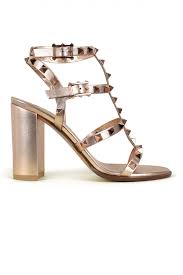 Get the lowest price on your favorite brands at poshmark. Women Luxury Shoes Valentino Rockstud Sandals In Gold Pink Leather