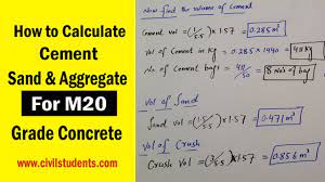We did not find results for: How To Calculate Cement Sand And Aggregate For M20 Concrete Youtube