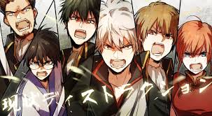 Anime Gintama Gintoki Sakata Kagura Gintama Kondo Isao Okita Sougo Shimura Shinpachi Toushirou Hijikata 1080p Wallpaper H Anime Gintama Wallpaper Sakata