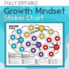 Growth Mindset Sticker Chart