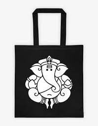 Tote Bag Ganesh Elephant Mock Up Tote Bag Cdr Transparent Png 1000x1000 Free Download On Nicepng