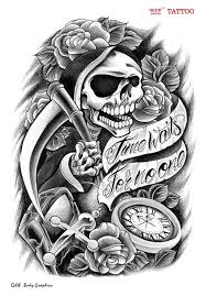 Tribal skull outline 08 by vikingtattoo on deviantart. Outline Gangster Skull Tattoo Designs Novocom Top