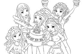 You best friend coloring page. Lego Friends Coloring Pages Printable Coloring Home