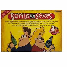 It's like the trivia that plays before the movie starts at the theater, but waaaaaaay longer. Battle Of The Sexes Game