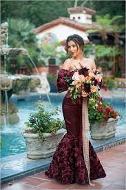 Burgundy Mermaid Prom Dresses Off The Shoulder Rose Lace Prom Party Gowns Cr 1762 Burgundy Prom Dress Mermaid Red Wedding Dresses Lace Bridal Gown