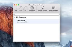 Acredito que possa ser algo relacionado ao firewall bloqueando a utilização no osx. Macos Ligue Se Ao Ambiente De Trabalho Do Windows