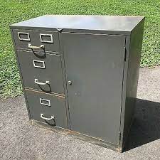 The mmf201202889 heavy gauge steel construction resists chips and scratches. 1900 1950 File Cabinet Industrial Vatican