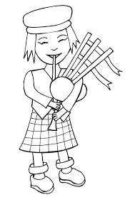 A scottish coloring book for adults by skyler rankin paperback $10.99 ships from and sold by amazon.com. Scottish Girl Coloring Page Free Printable Coloring Pages For Kids