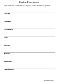 Positive Experiences Worksheet Therapist Aid Therapy Worksheets Self Esteem Worksheets Self Esteem Activities