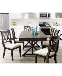 Furniture Baker Street Expandable Dining Trestle Table Reviews Furniture Macy S Dining Furniture Dining Furniture Makeover Contemporary Dining Furniture