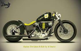 Unreal Kustom Bikes Harley Davidson Bobber Bikes Harley