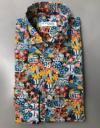 Floral prints are best for the spring season. Trendy Floral Dress Shirt Designer Multi Colored Men S Shirt Autocratic Vogue