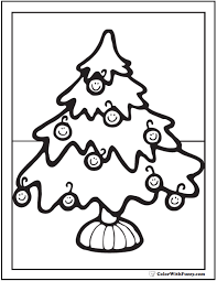 Print and color christmas pdf coloring books from primarygames. Christmas Tree Ornaments Coloring Printable