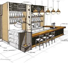 Kami jasa desain 3dmax menawarkan jasa desain interior kitchen set mewah realistik menarik, design kitchen set restaurant minimalis modern, desain interior kitchen set minimalis modern 2lantai, juga untuk desain 3d interior toko, ruko, kantor. Sketches Fragment Barnoj Stojki Nebolshogo Restoranchika V G Astana Cafe Interior Design Coffee Shop Interior Design Bar Design Restaurant