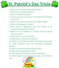 Read on for some hilarious trivia questions that will make your brain and your funny bone work overtime. 14 Engaging St Patrick S Day Trivia Kitty Baby Love