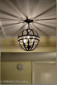 Metal Orb Pendant Light Decoracion De Unas Iluminacion Casitas