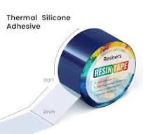 Resiners Nastro in resina per stampi in resina epossidica – 2 in W x 120 FT  L – Nastro adesivo termico, resistenza alle alte temperature, facile da ...