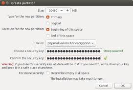 Risultati immagini per encrypted ubuntu installation