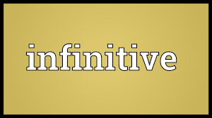 But without using the verb, noun or adjective, we can simply use the particle 'to' to mention the preceding verb. Infinitive Meaning Youtube