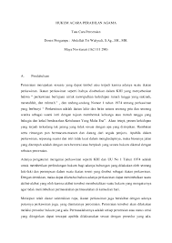 Pdf Hukum Acara Peradilan Agama Maya Novitasari Academia Edu