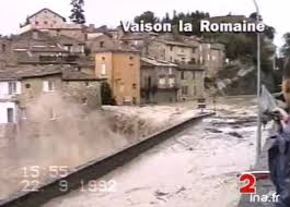 Des images terrifiantes défilaient en boucles. La Catastrophe De Vaison La Romaine