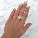 14K GOLD DIAMOND MATTE FELICITY RING – Jen K Online