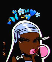 Solostrations On Instagram Aesthetic Pt2 Art Baddie Blue Wallpapers Latepos Black Girl Cartoon Girls Cartoon Art Girl Cartoon Characters